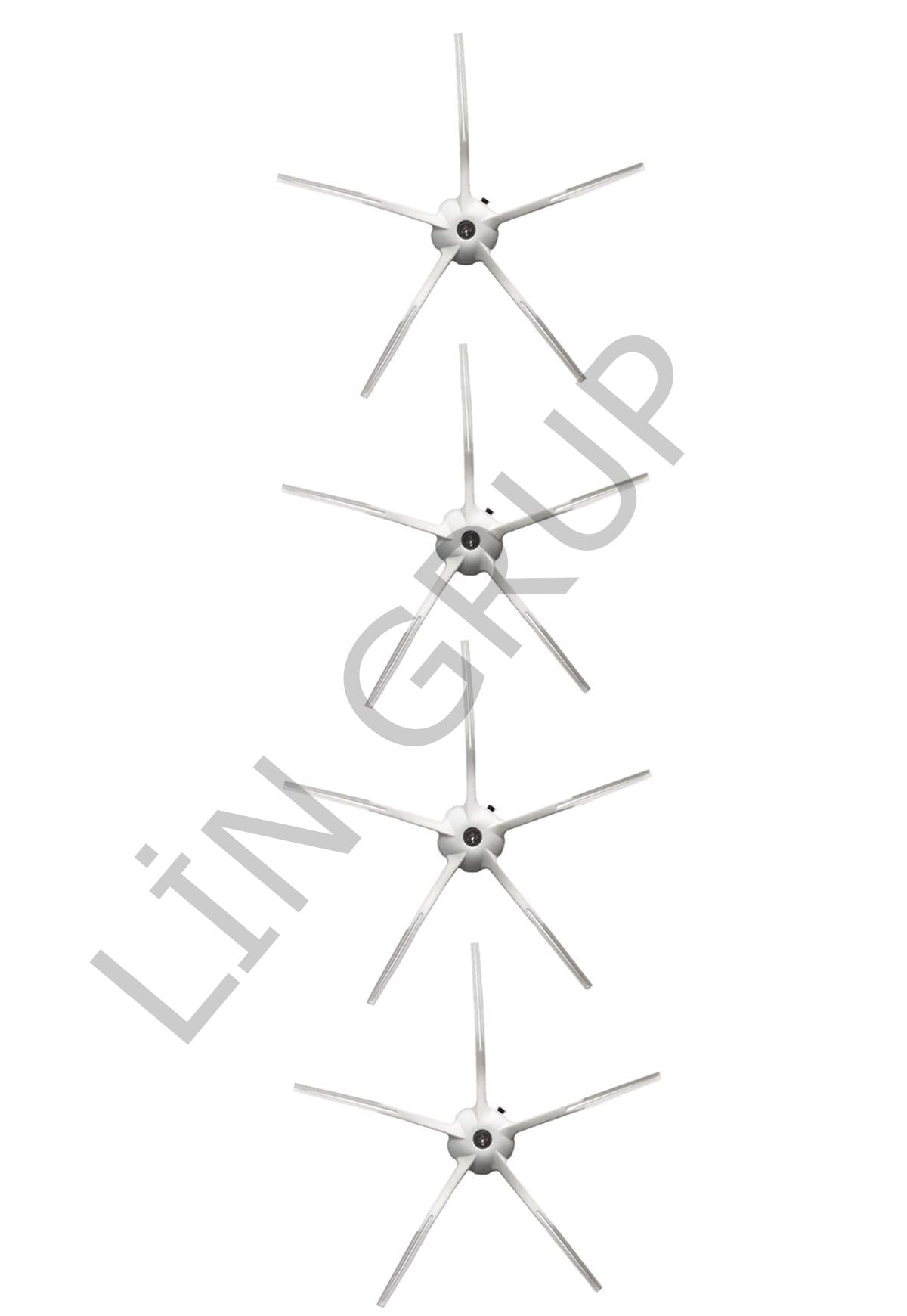 Roborock S7 Max V Robot Süpürge Uyumlu 4'lü Yan Fırça Seti