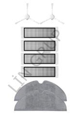 Xiaomi Vacuum Mop 2C  Robot Süpürge Uyumlu 8'li Yedek Parça Seti