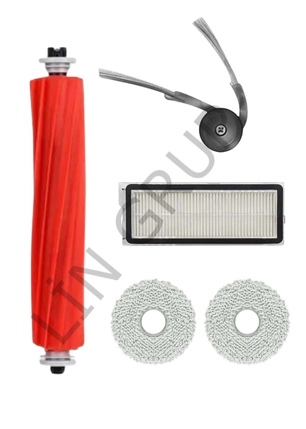 Roborock Q Revo l Robot Süpürge Uyumlu 5'li Yedek Parça Seti