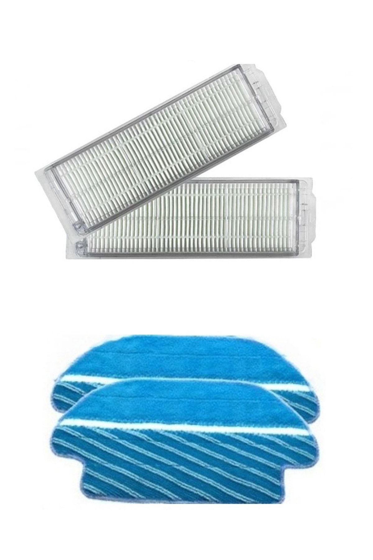 V2 - V3 & Xiaomi Mop Pro Uyumlu Hepa Filtre - Mop Paspas 2li