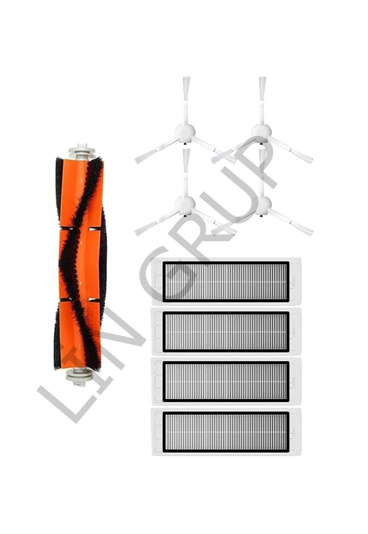 Xiaomi Trouver LDS Robot Süpürge Uyumlu 9'lu Yedek Parça Seti