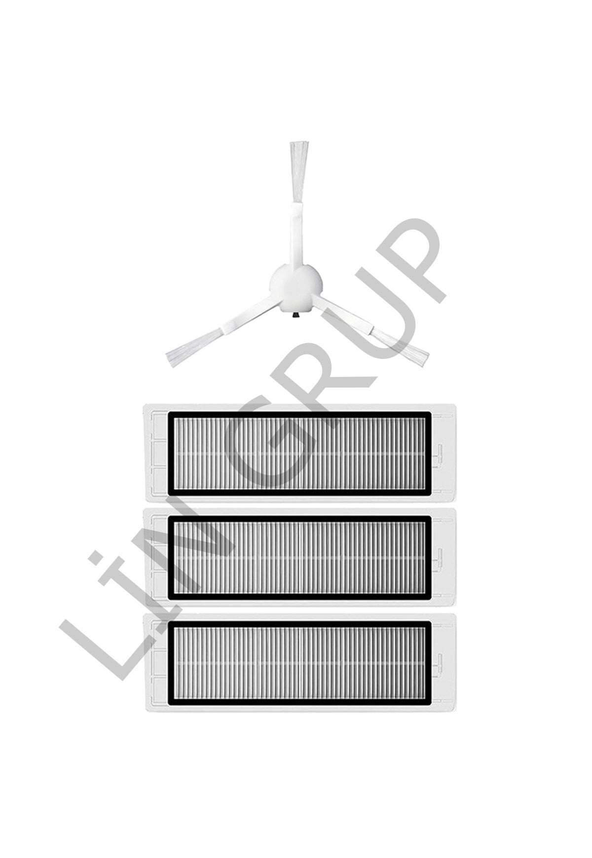 Xiaomi Trouver LDS Robot Süpürge Uyumlu 4'lü Yedek Parça Seti