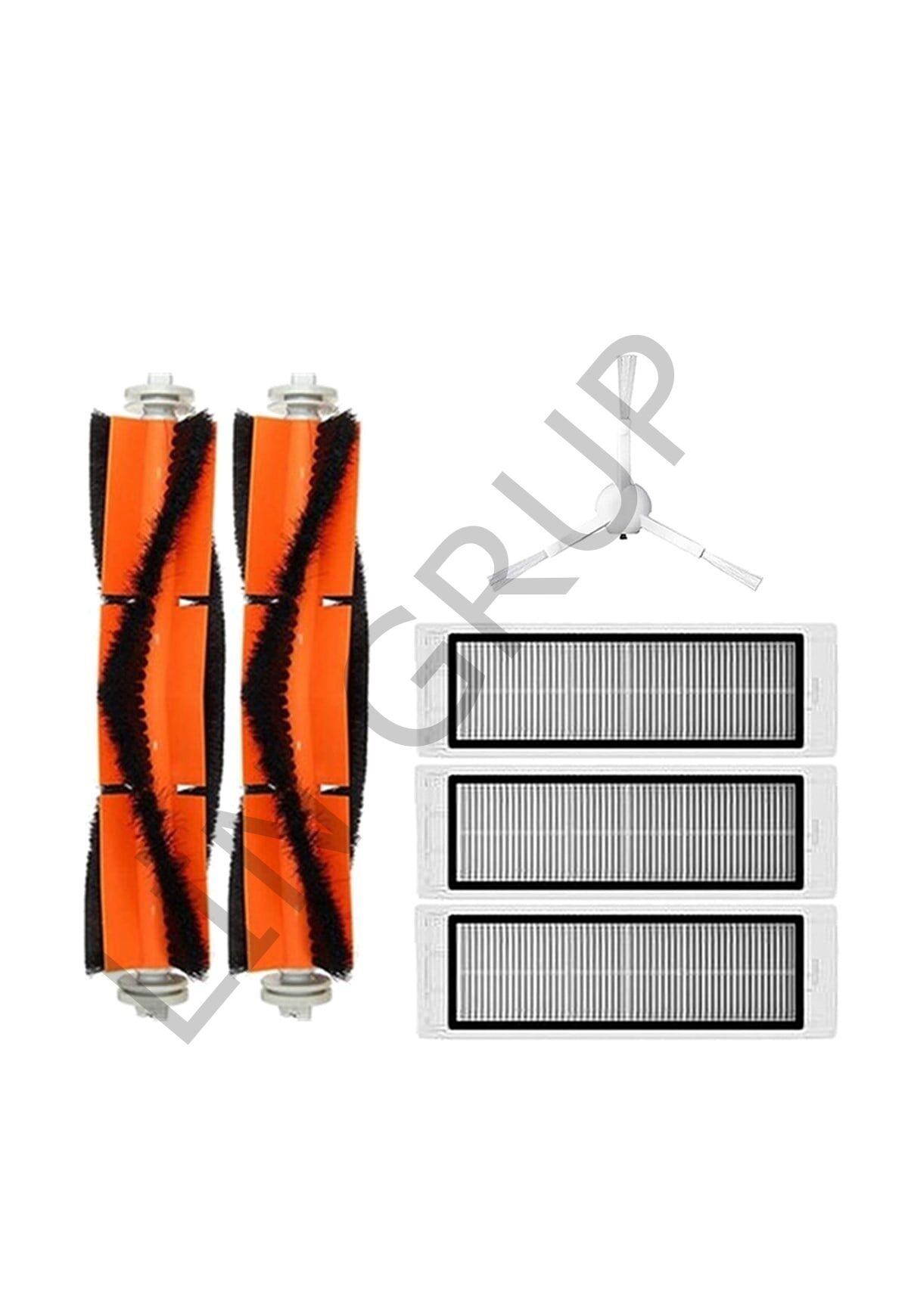 Xiaomi Vacuum Mop 1C (STYTJ01ZHM) Robot Süpürge Uyumlu 6'lı Yedek Parça Seti