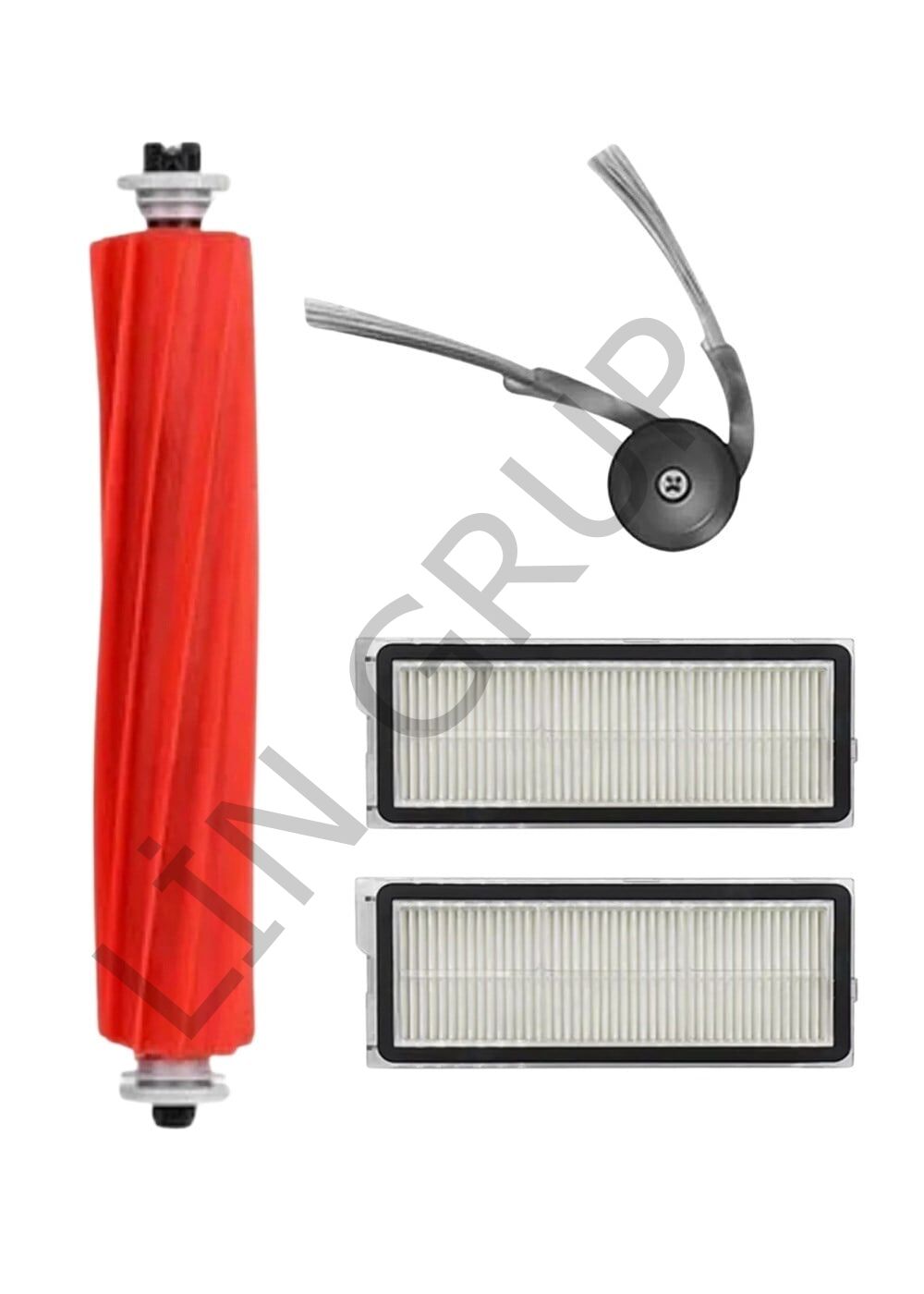 Roborock Q Revo L Robot Süpürge Uyumlu 4'lü Yedek Parça Seti