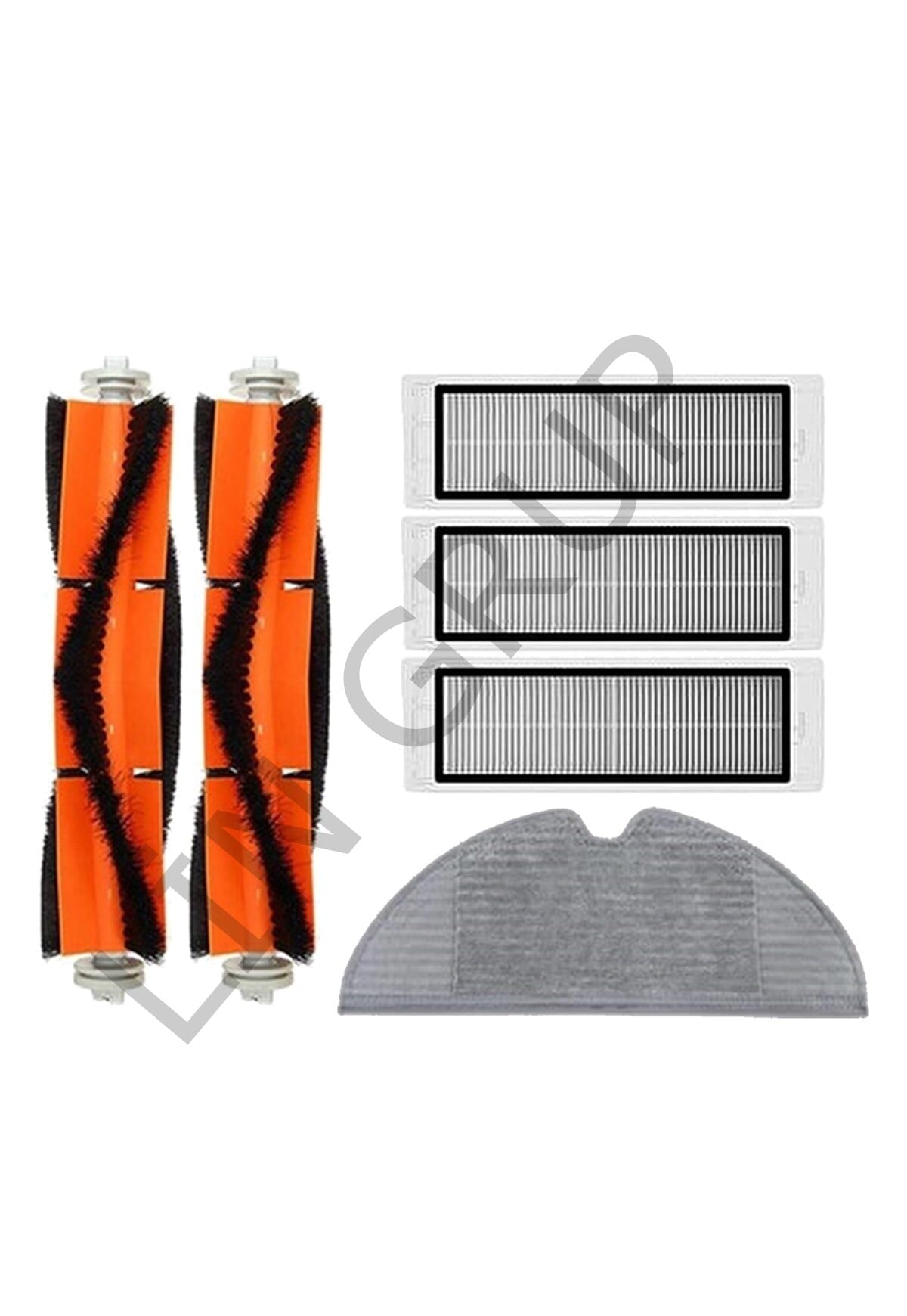 Xiaomi Vacuum Mop 1C (STYTJ01ZHM) Robot Süpürge Uyumlu 6'lı Yedek Parça Seti