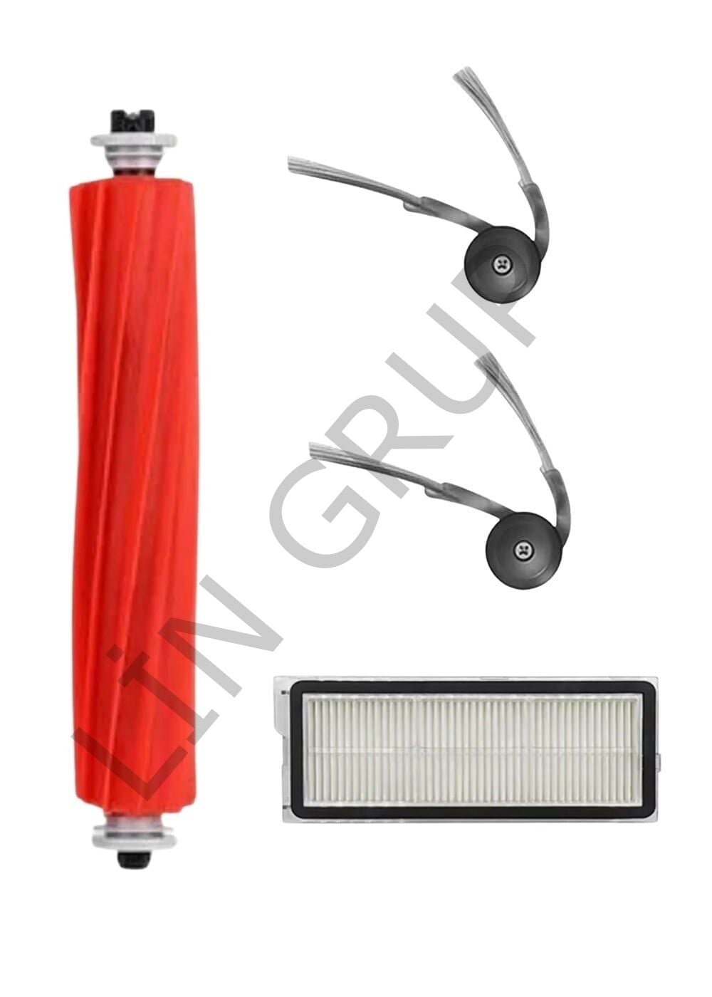 Roborock Q Revo L Robot Süpürge Uyumlu 4'lü Yedek Parça Seti