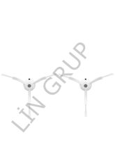 Roborock S8+ Robot Süpürge Uyumlu 2'li Yan Fırça - Beyaz