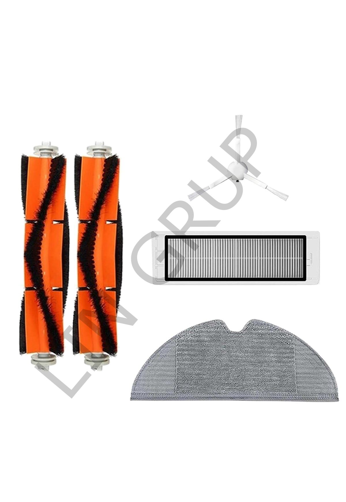 Xiaomi Trouver LDS Robot Süpürge Uyumlu 5'li Yedek Parça Seti