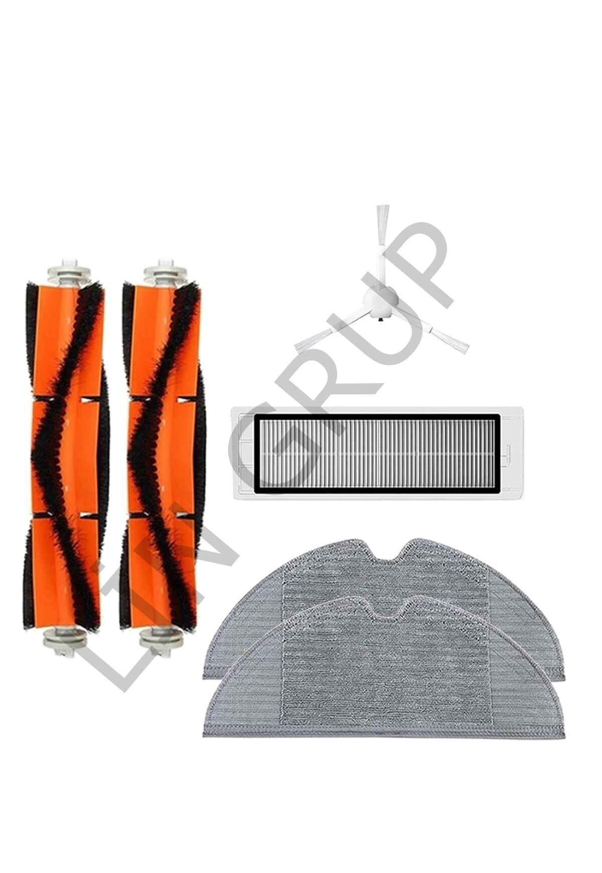 Xiaomi Trouver LDS Robot Süpürge Uyumlu 6'lı Yedek Parça Seti