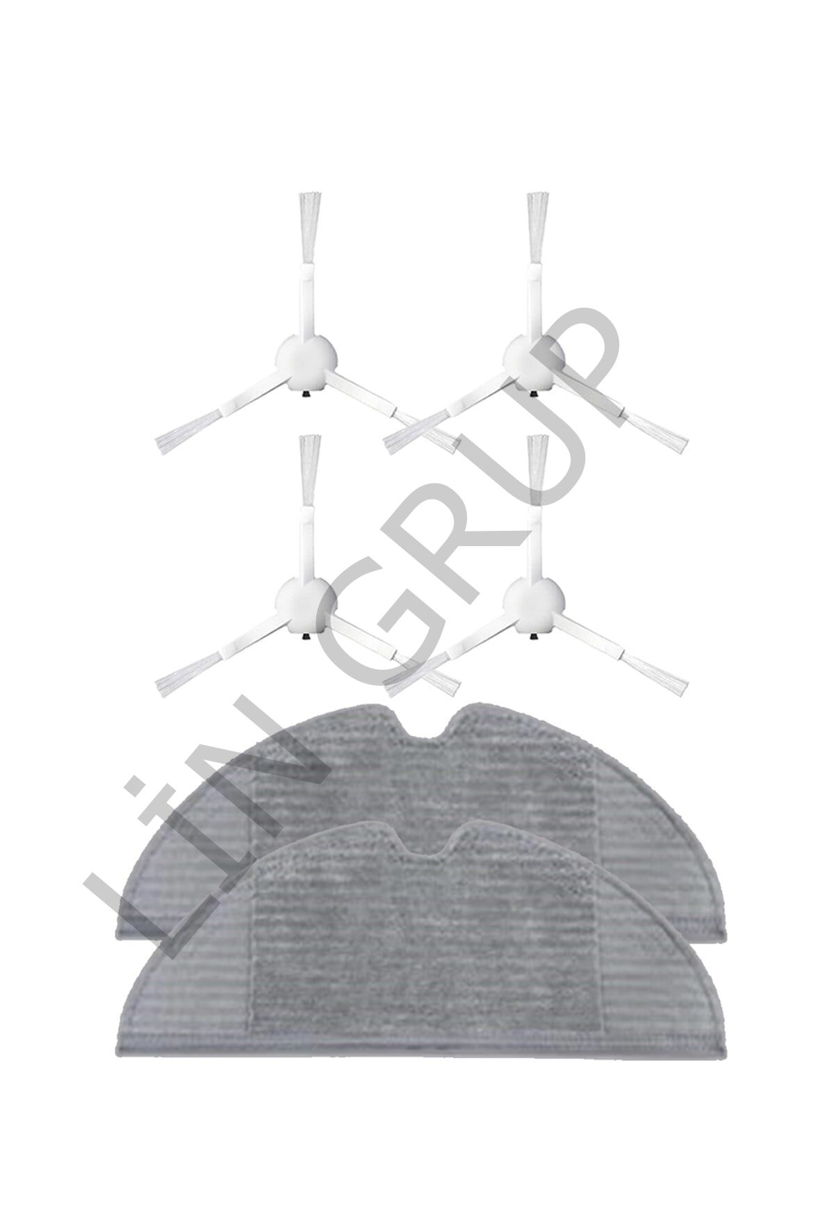 Xiaomi Vacuum Mop 1C (STYTJ01ZHM) Robot Süpürge Uyumlu 6'lı Yedek Parça Seti