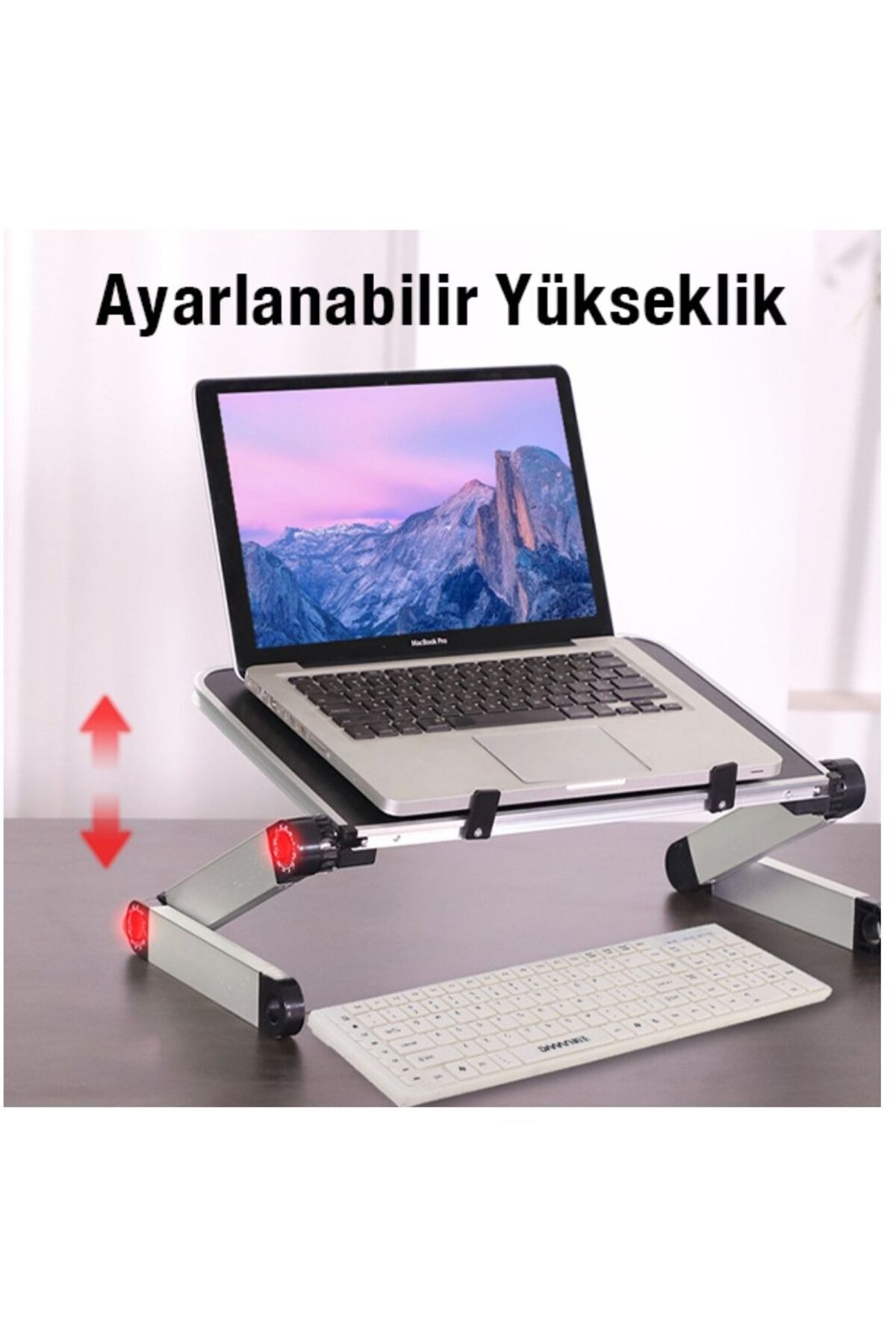 Katlanabilir dizüstü bilgisayar/ laptop Tablet Standı Fanlı