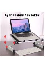 Katlanabilir dizüstü bilgisayar/ laptop Tablet Standı Fanlı
