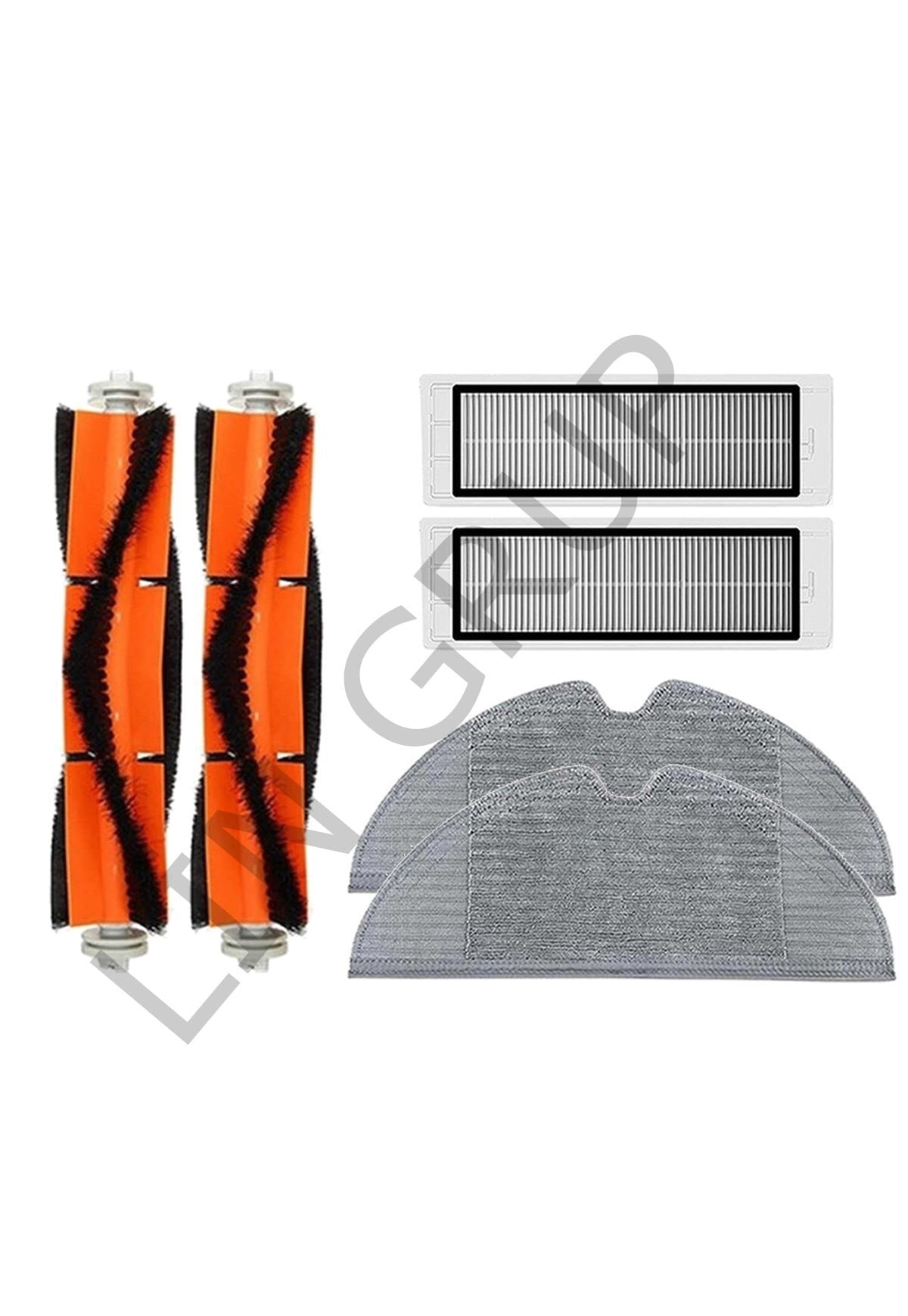 Xiaomi Trouver LDS Robot Süpürge Uyumlu 6'lı Yedek Parça Seti