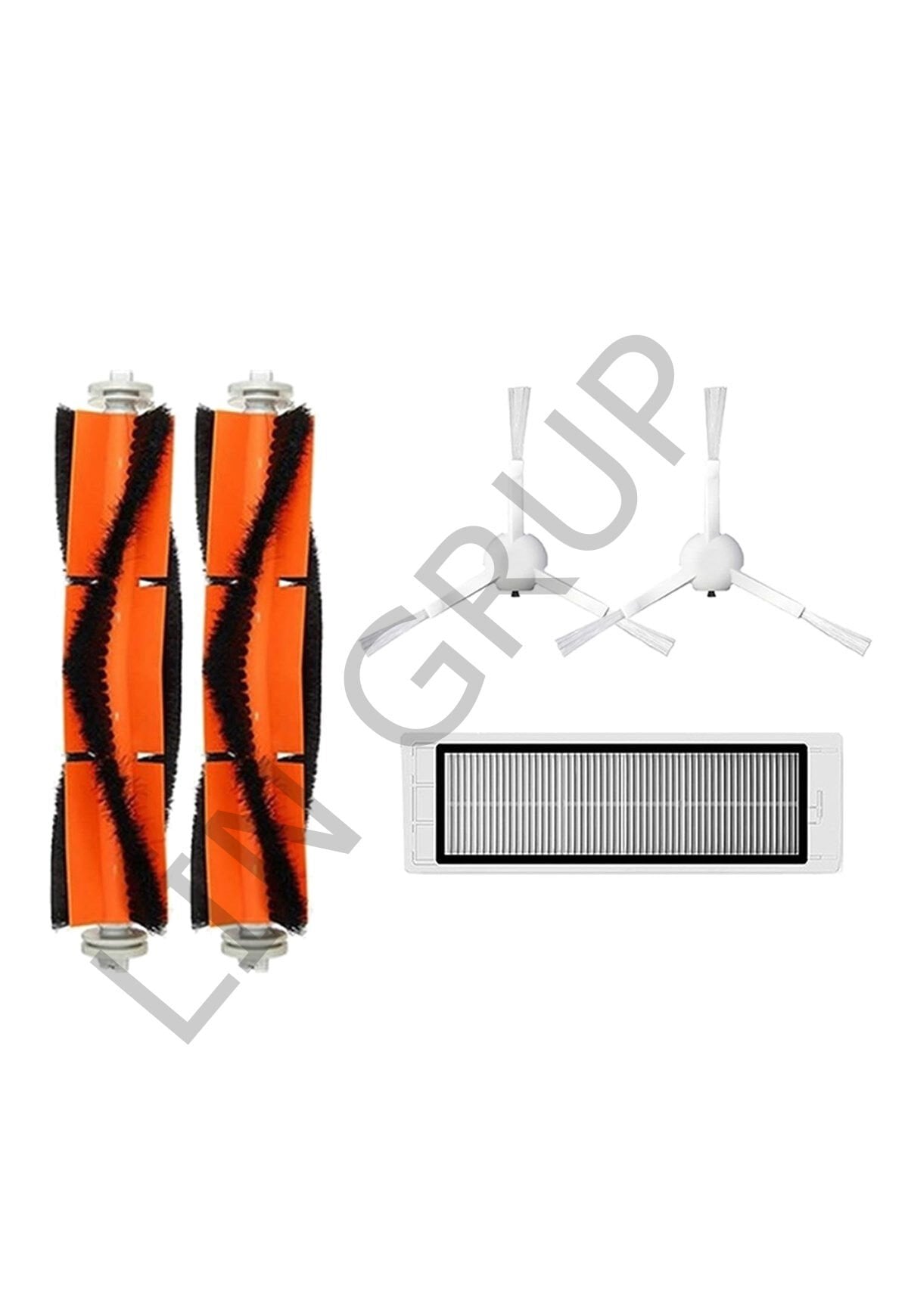 Xiaomi Trouver LDS Robot Süpürge Uyumlu 5'li Yedek Parça Seti