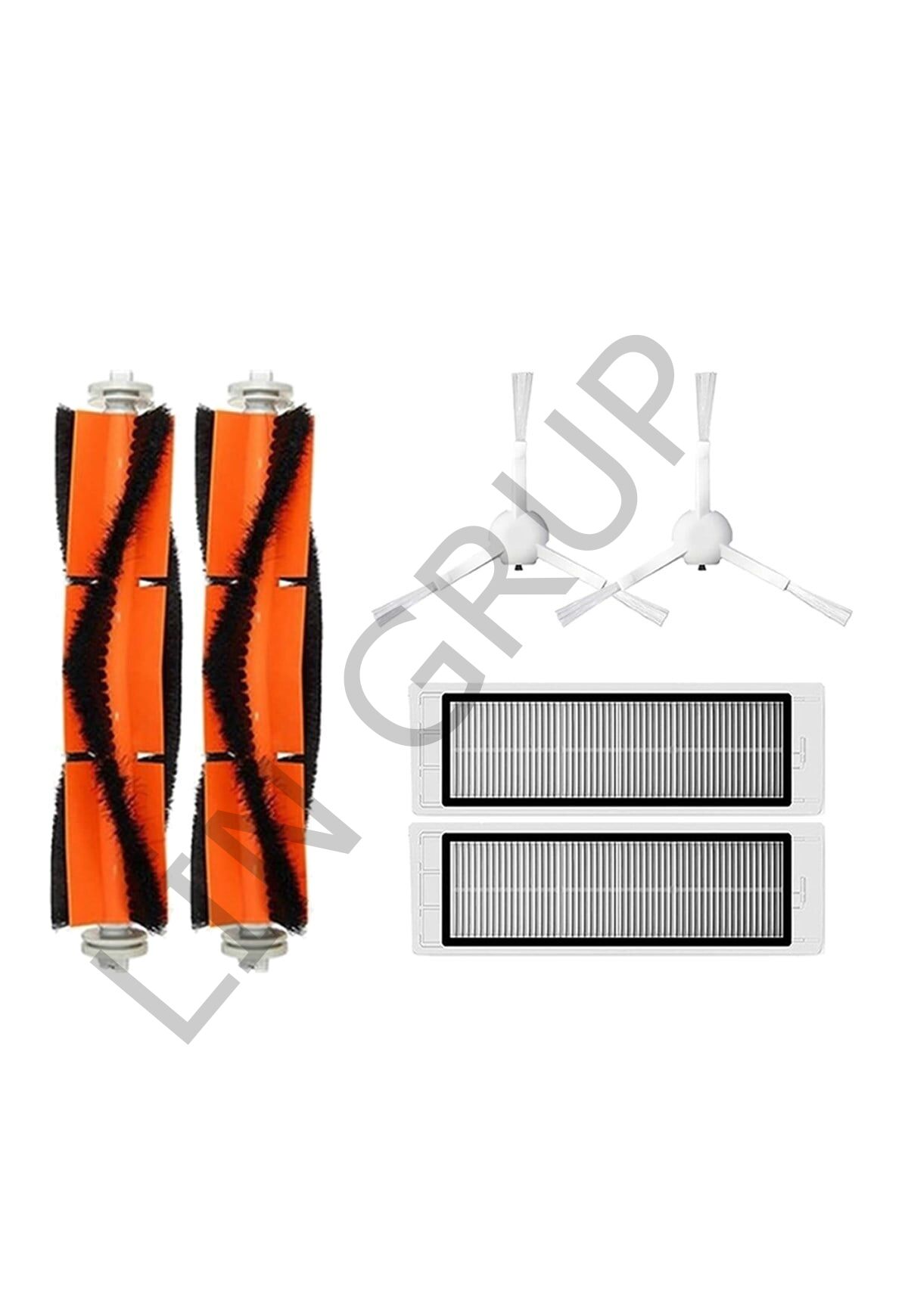 Xiaomi Trouver LDS Robot Süpürge Uyumlu 6'lı Yedek Parça Seti