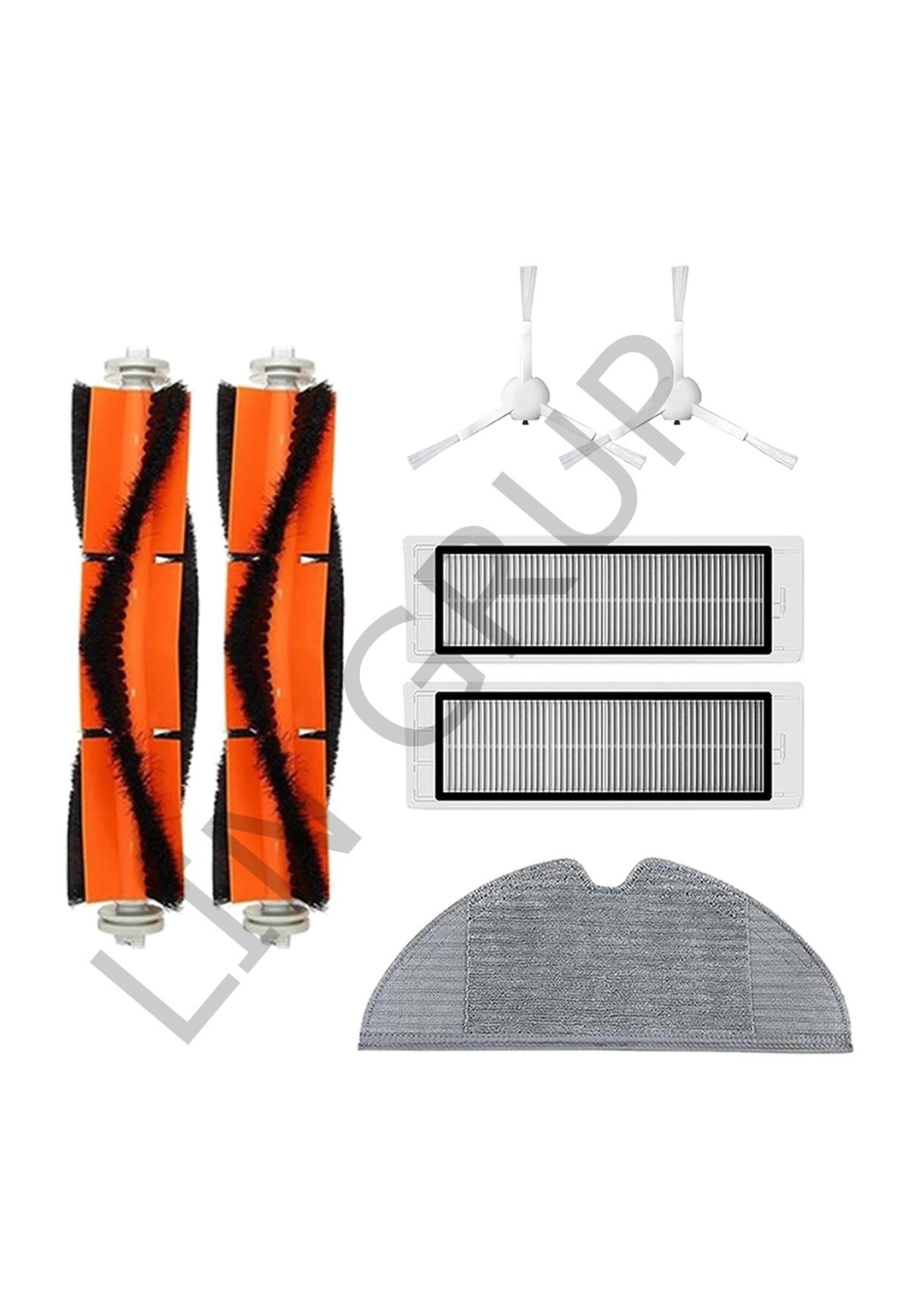 Xiaomi Trouver LDS Robot Süpürge Uyumlu 7'li Yedek Parça Seti