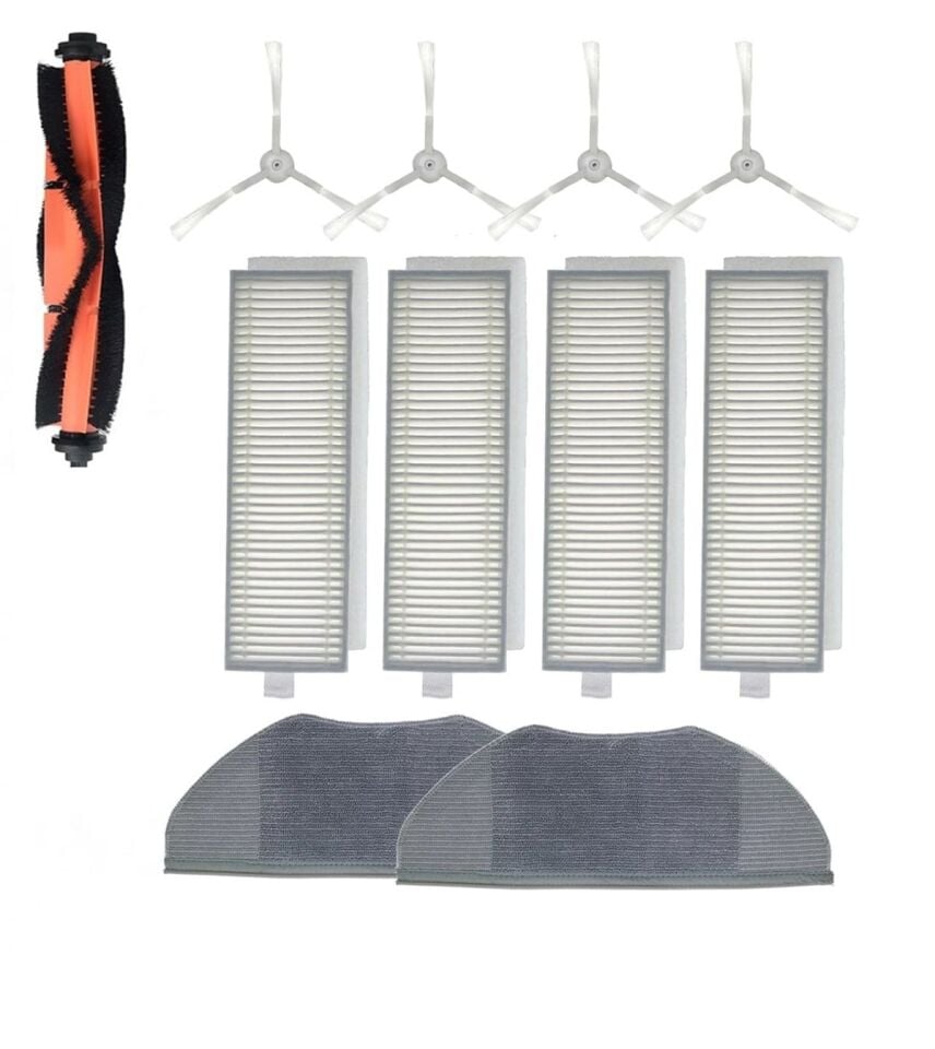 Xiaomi Vacuum Mop 2in1 Essential (MJSTG1) Robot Süpürge Uyumlu 11'li Yedek Parça Seti