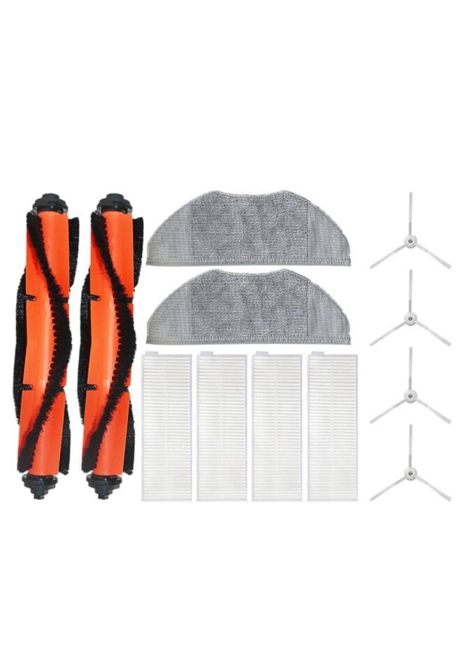 Xiaomi Vacuum Mop 2in1 Essential (MJSTG1) Robot Süpürge Uyumlu 12'li Yedek Parça Seti