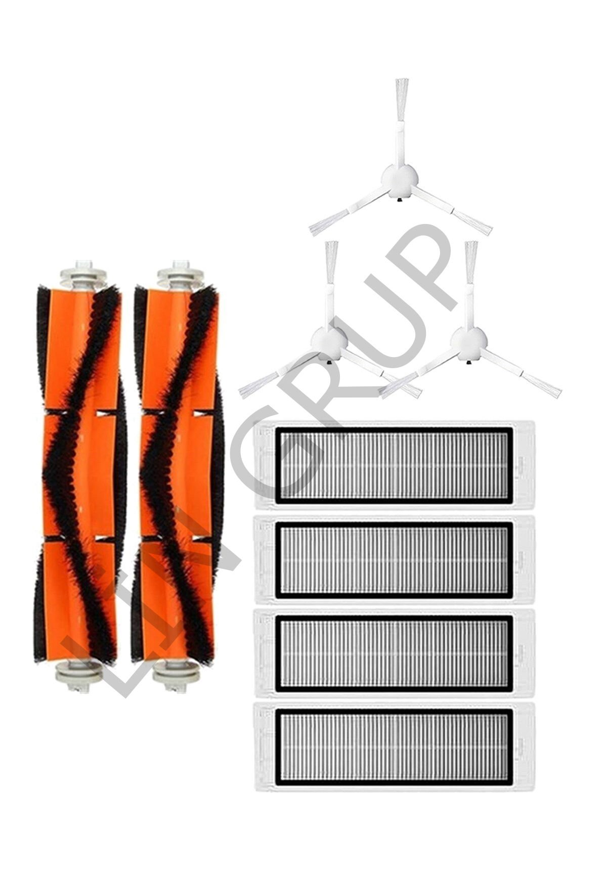 Xiaomi Vacuum Mop 2C  Robot Süpürge Uyumlu 9'lu Yedek Parça Seti