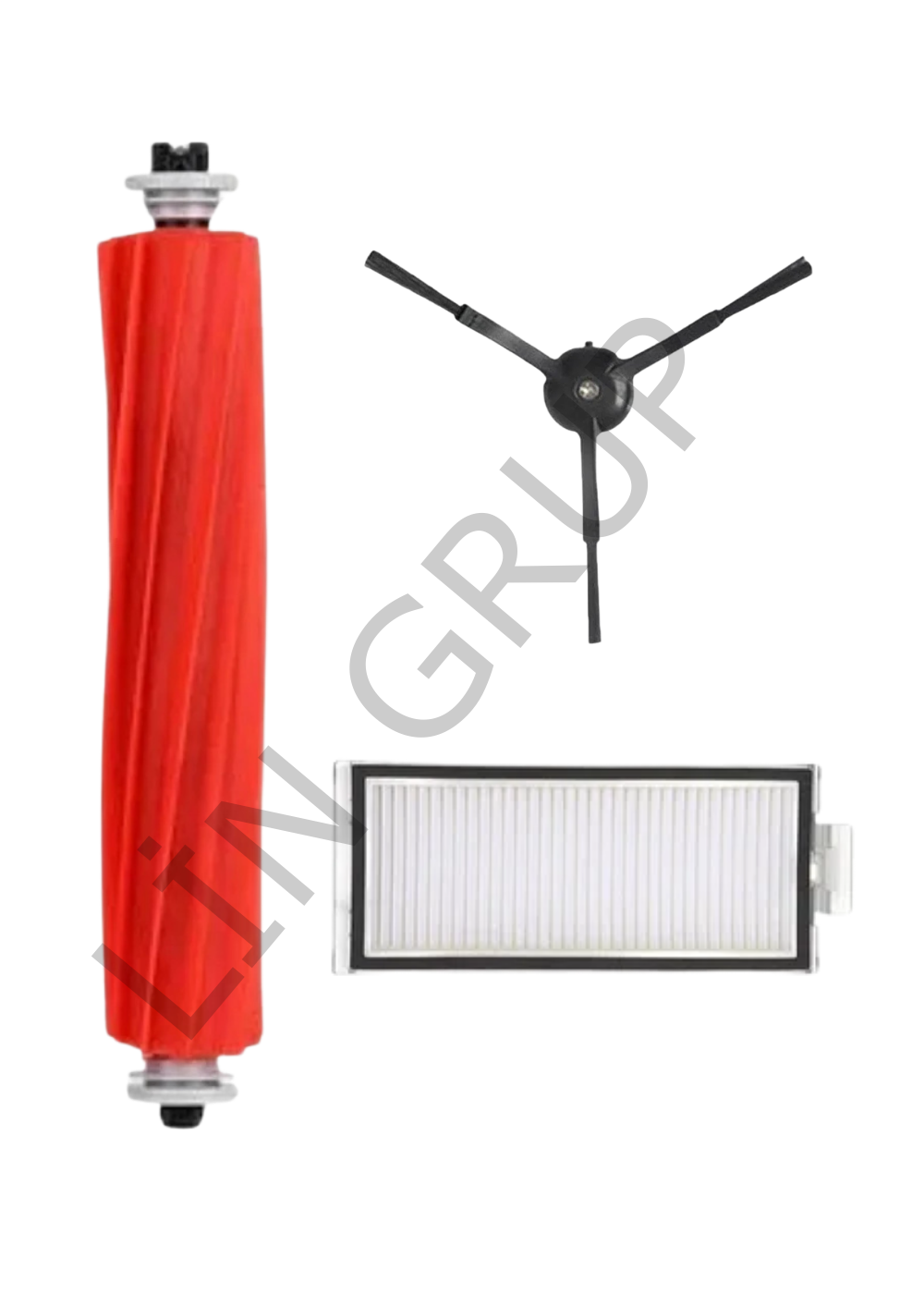 Roborock Q Revo Pro Robot Süpürge Uyumlu 3'lü Yedek Parça Seti