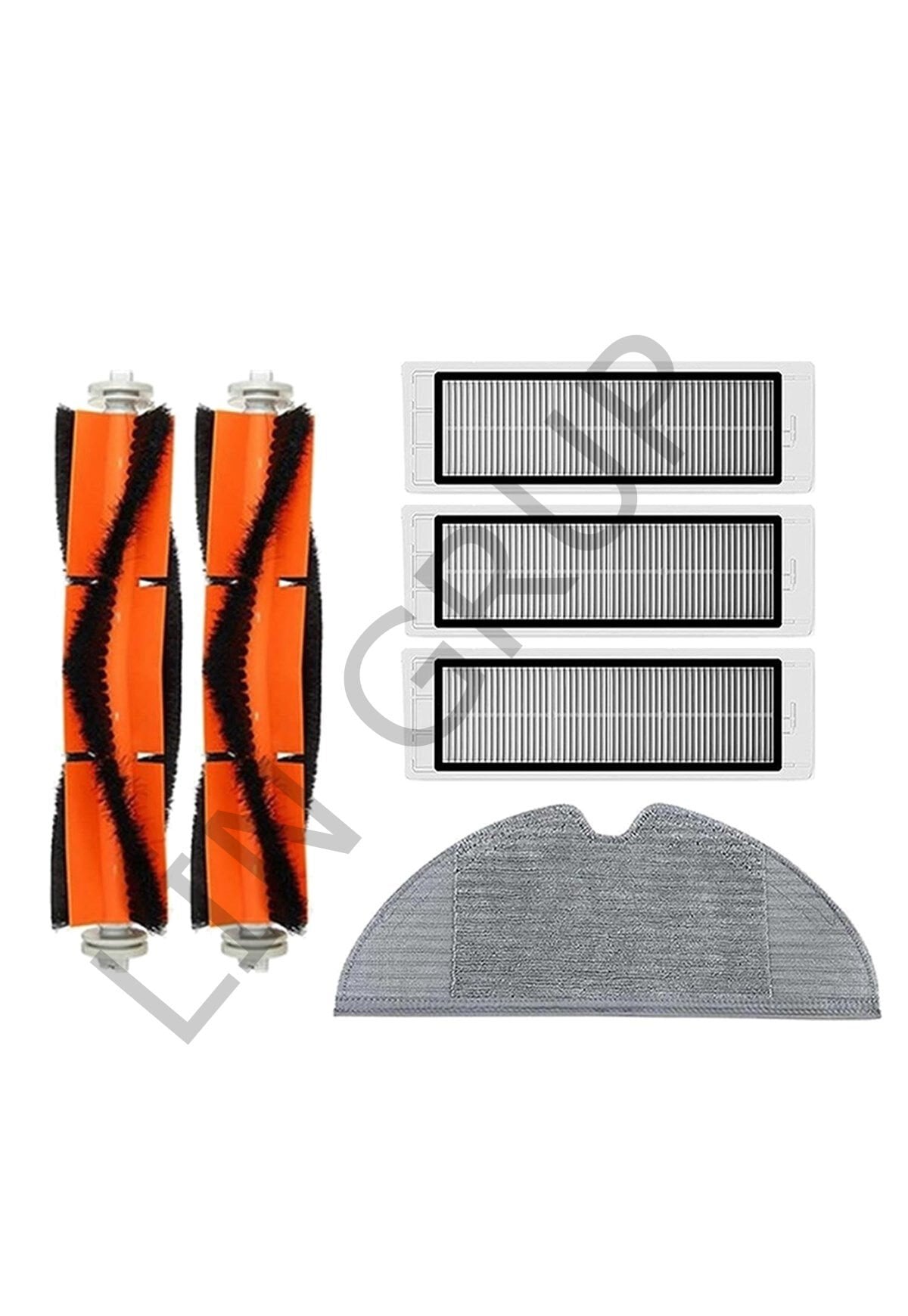 Xiaomi Trouver LDS Robot Süpürge Uyumlu 6'lı Yedek Parça Seti