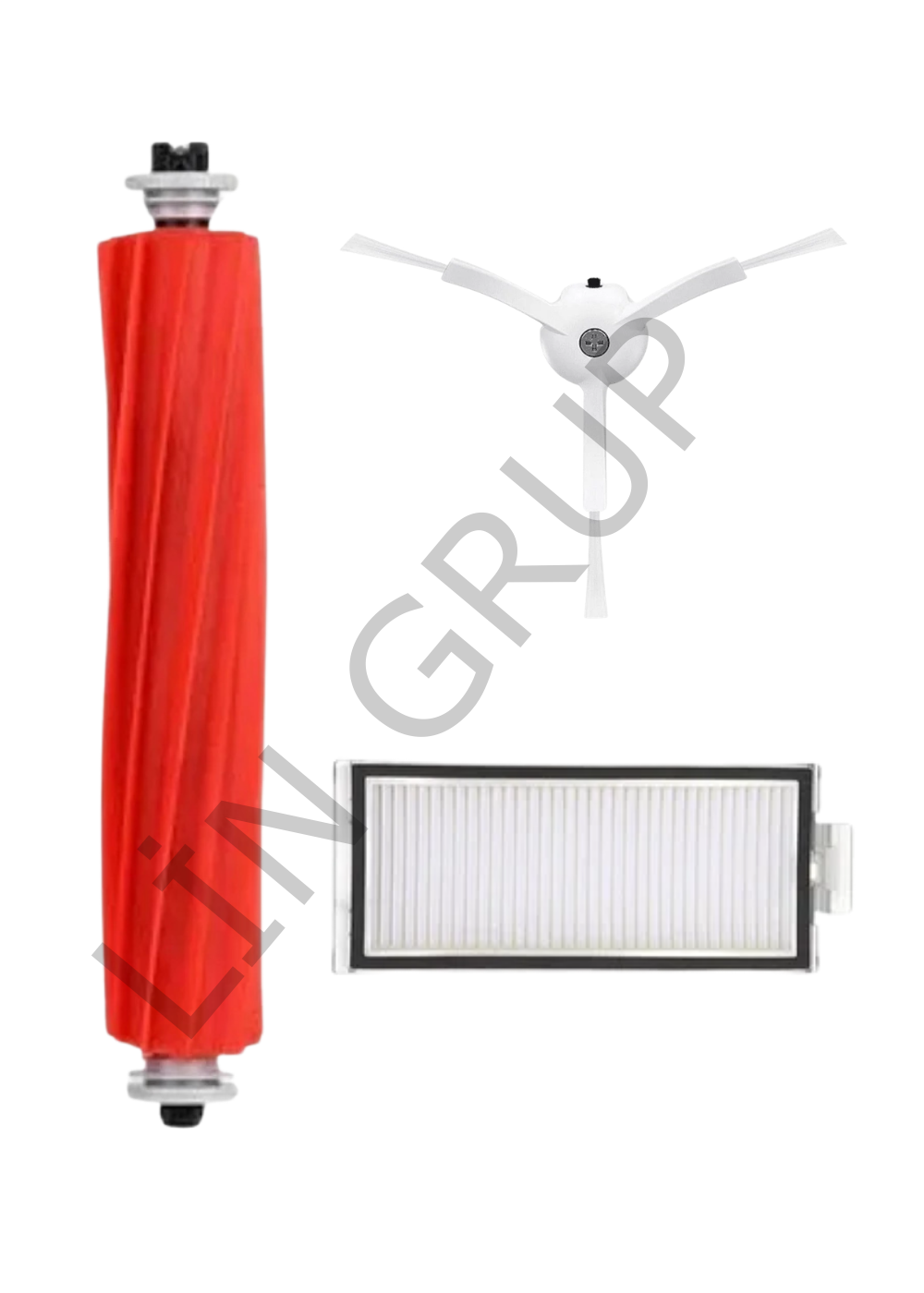 Roborock Q Revo Pro Robot Süpürge Uyumlu 3'lü Yedek Parça Seti