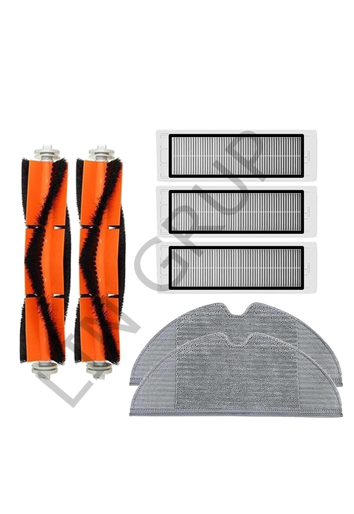 Xiaomi Trouver LDS Robot Süpürge Uyumlu 7'li Yedek Parça Seti