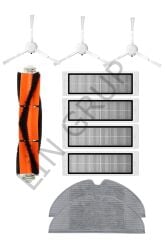 Xiaomi Vacuum Mop 2C  Robot Süpürge Uyumlu 10'lu Yedek Parça Seti