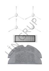 Xiaomi Vacuum Mop 1C (STYTJ01ZHM) Robot Süpürge Uyumlu 7'li Yedek Parça Seti