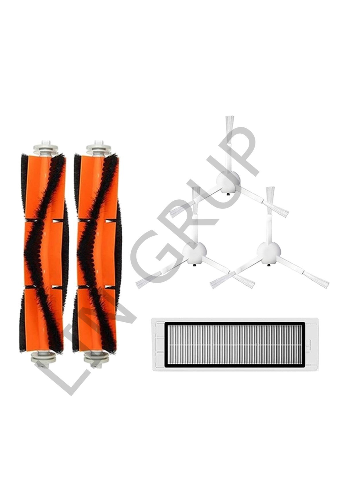 Xiaomi Trouver LDS Robot Süpürge Uyumlu 6'lı Yedek Parça Seti