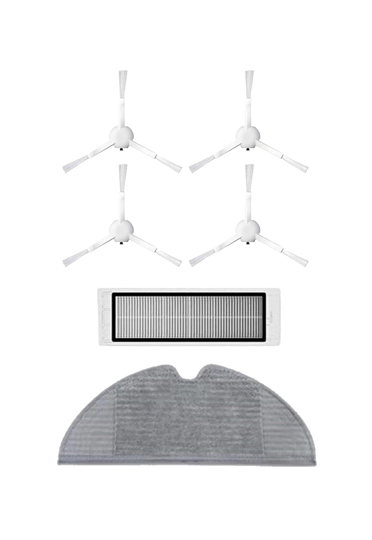 Dreame D9 Robot Süpürge Uyumlu 6'lı Yedek Parça Seti