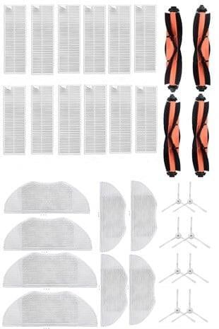 Xiaomi Vacuum Mop 2in1 Essential (MJSTG1) Robot Süpürge Uyumlu 28'li Yedek Parça Seti