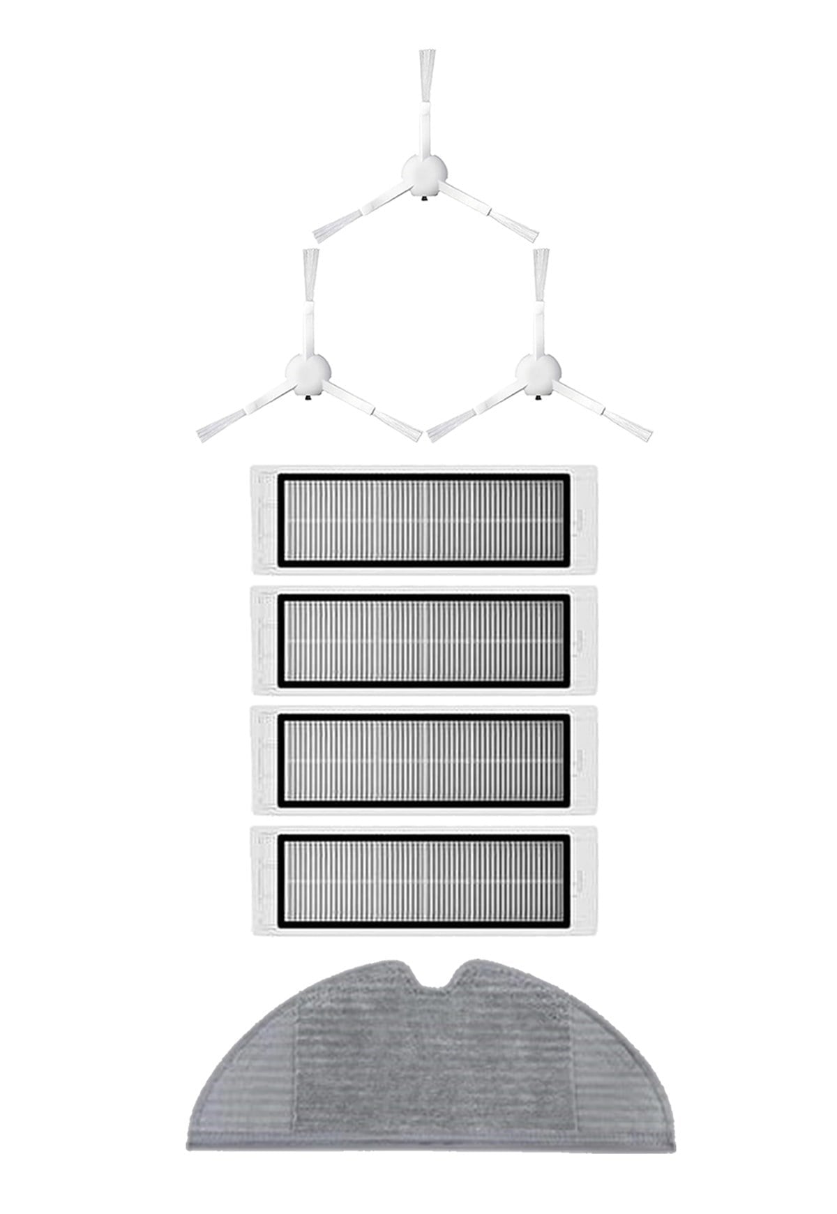 Dreame D9 Robot Süpürge Uyumlu 8'li Yedek Parça Seti