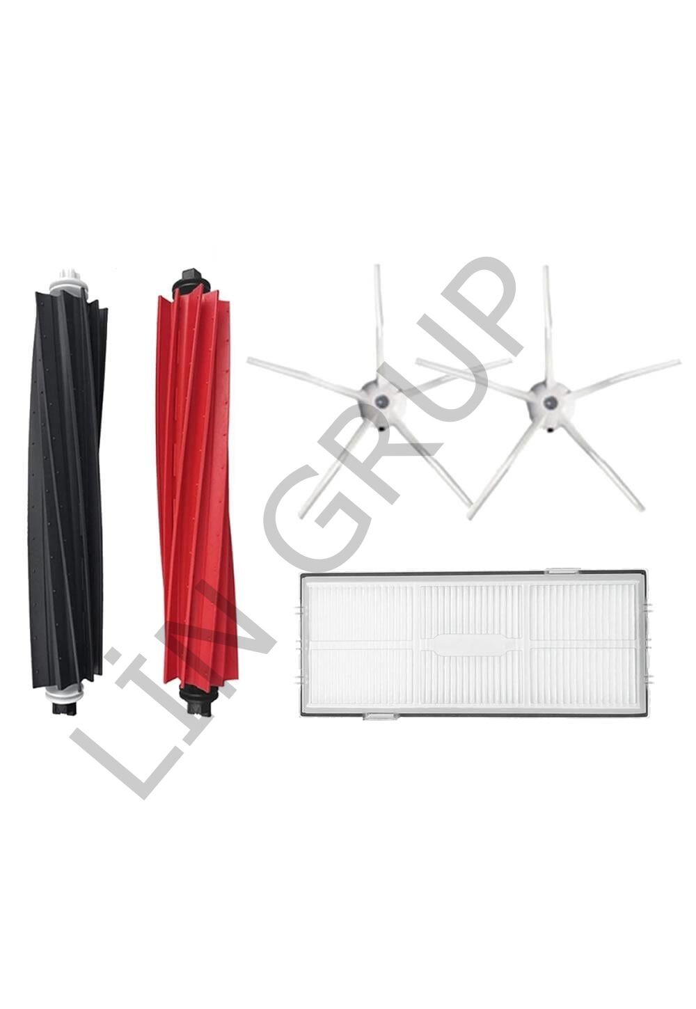 Roborock S8 + Robot Süpürge Uyumlu 5'li Yedek Parça Seti