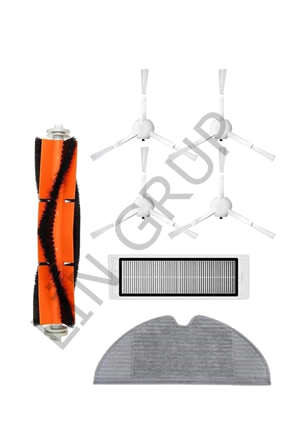 Xiaomi Vacuum Mop 1C (STYTJ01ZHM) Robot Süpürge Uyumlu 7'li Yedek Parça Seti