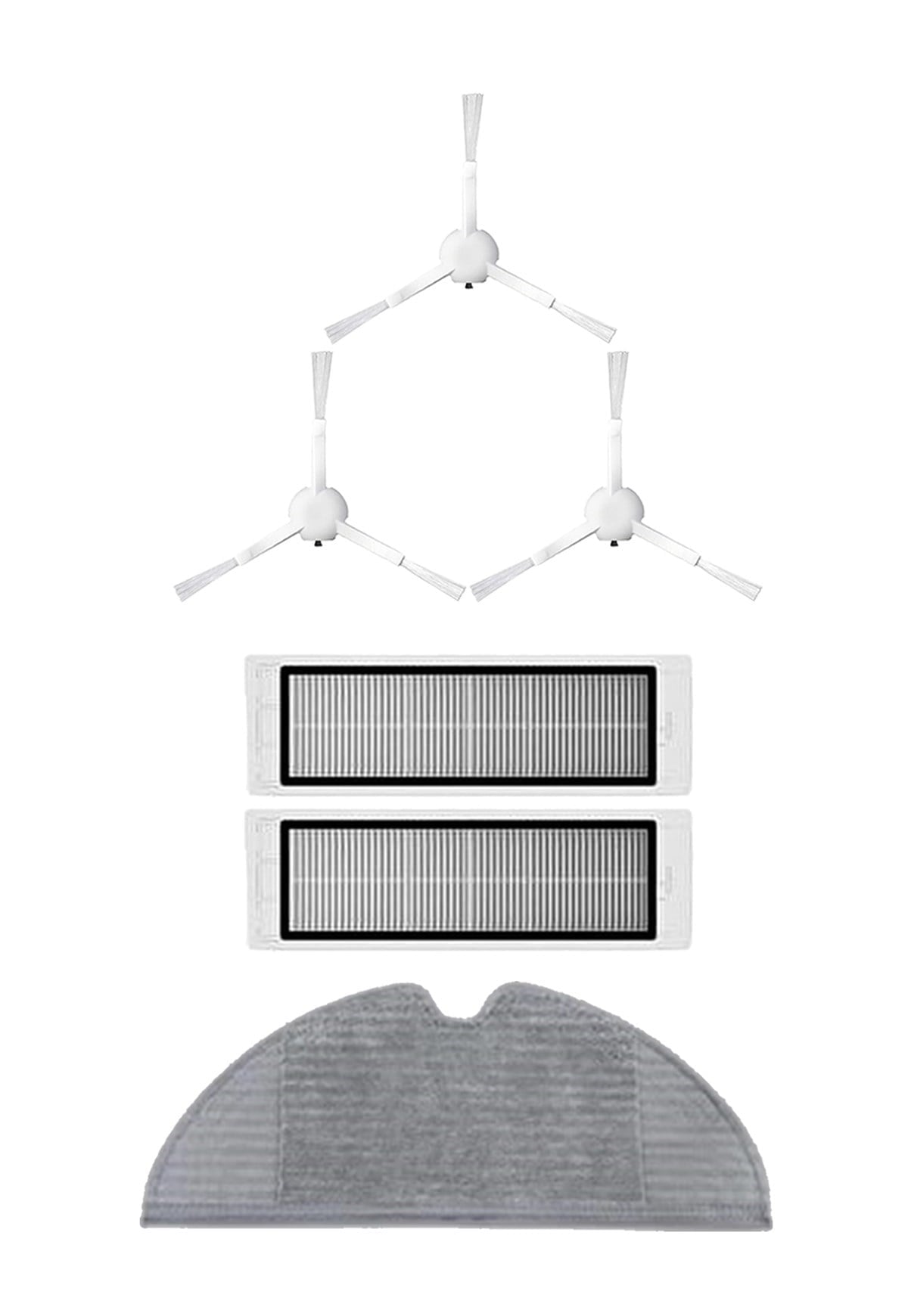 Dreame D9 Robot Süpürge Uyumlu 6'lı Yedek Parça Seti