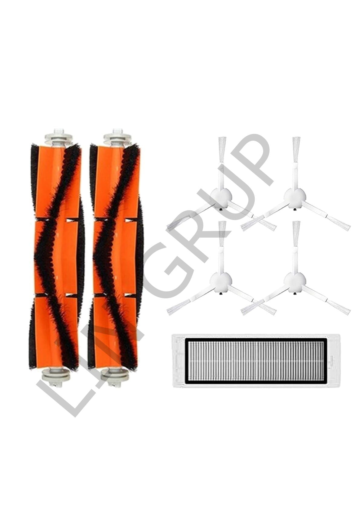 Xiaomi Vacuum Mop 1C (STYTJ01ZHM) Robot Süpürge Uyumlu 7'li Yedek Parça Seti