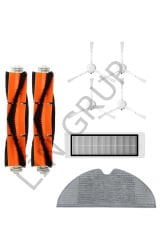 Xiaomi Trouver LDS Robot Süpürge Uyumlu 8'li Yedek Parça Seti