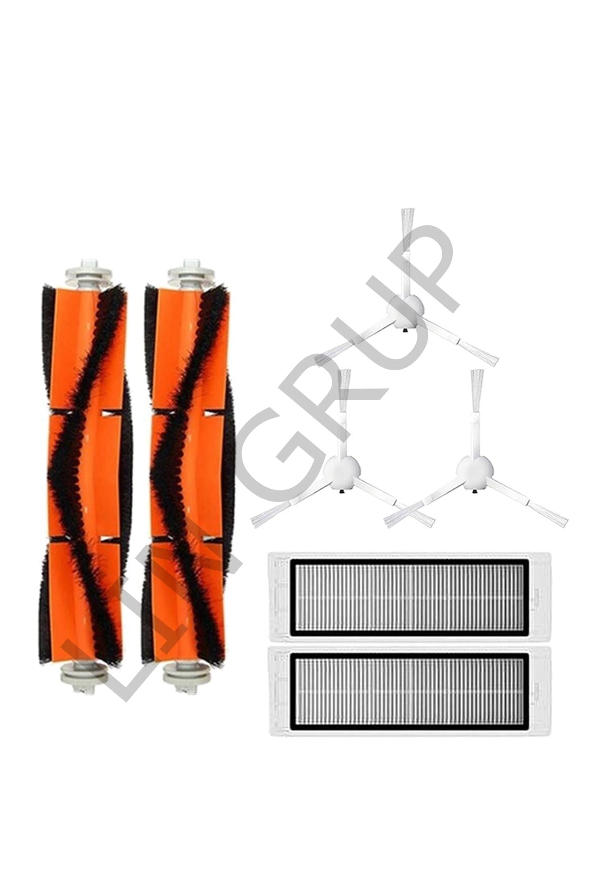 Xiaomi Vacuum Mop 1C (STYTJ01ZHM) Robot Süpürge Uyumlu 7'li Yedek Parça Seti