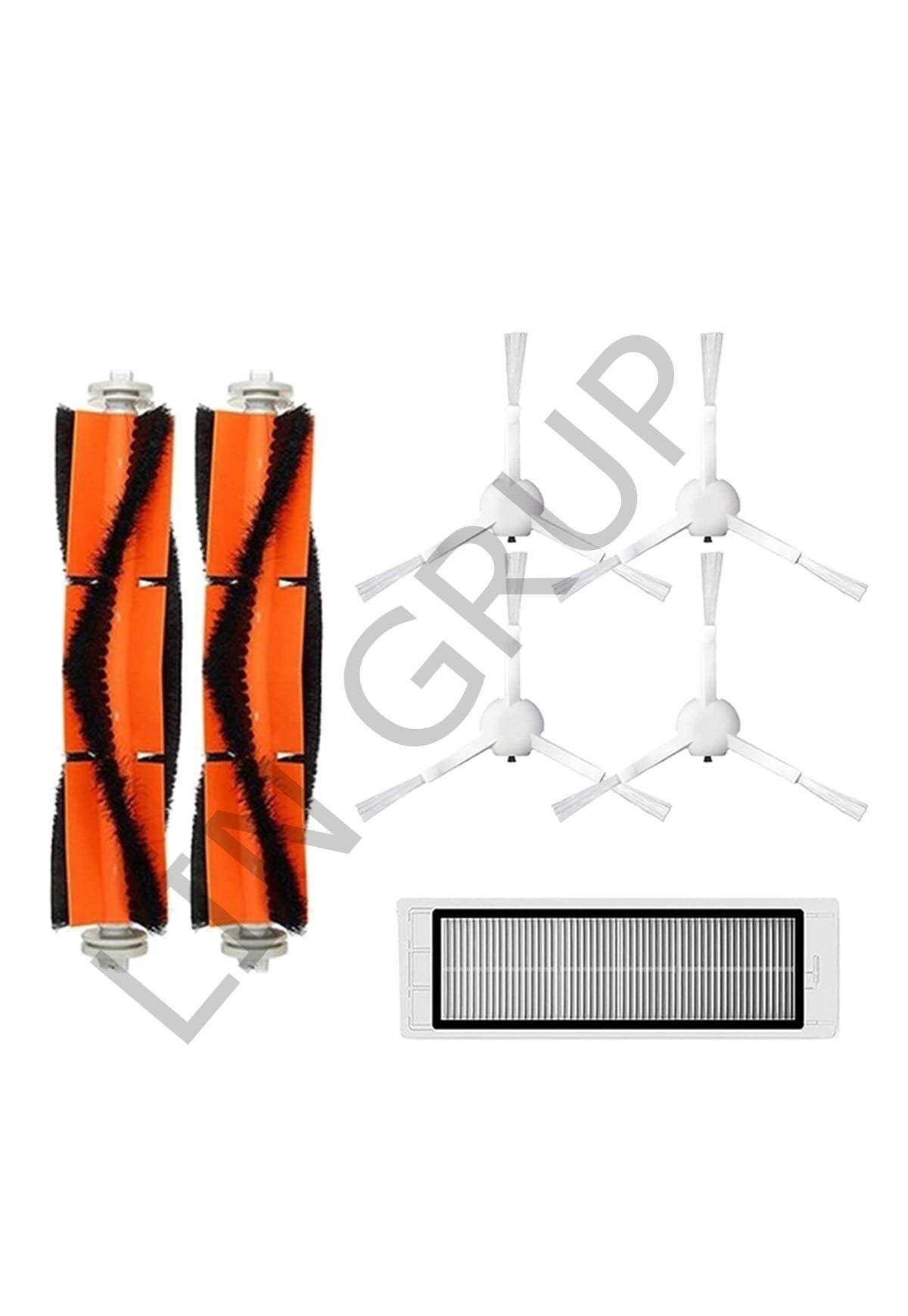 Xiaomi Trouver LDS Robot Süpürge Uyumlu 7'li Yedek Parça Seti