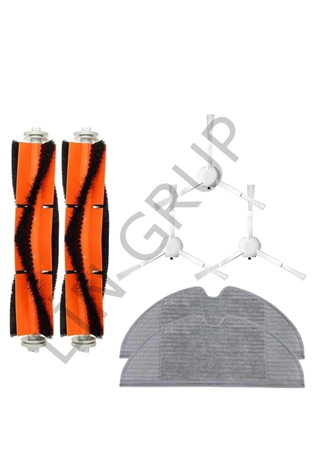 Xiaomi Vacuum Mop 1C (STYTJ01ZHM) Robot Süpürge Uyumlu 7'li Yedek Parça Seti