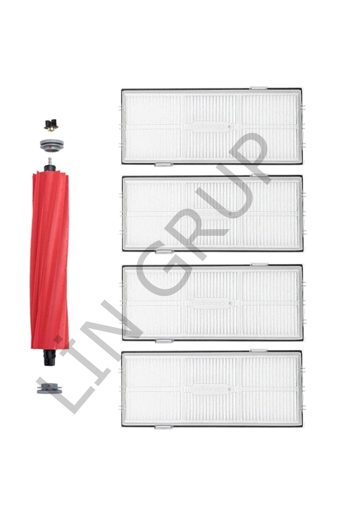 Roborock S7 Max V Robot Süpürge Uyumlu 5'li Yedek Parça Seti