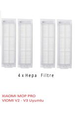 Vıomı V2 V3 - Xıaomı Mop Pro Uyumlu Hepa Filtre - 4 Adet