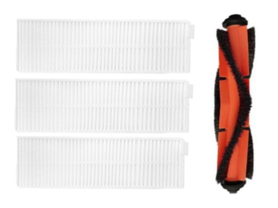 Xiaomi Vacuum Mop 2in1 Essential (MJSTG1) Robot Süpürge Uyumlu 4'lü Yedek Parça Seti