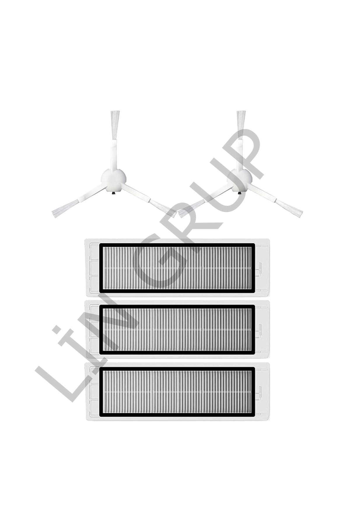 Xiaomi Trouver LDS Robot Süpürge Uyumlu 5'li Yedek Parça Seti