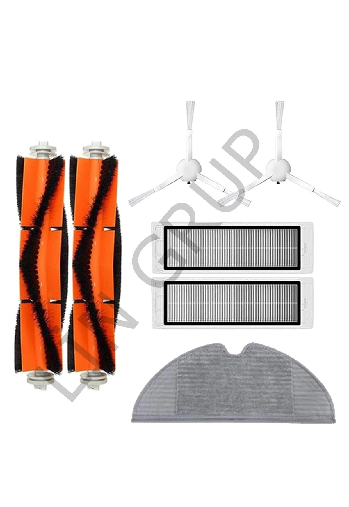 Xiaomi Vacuum Mop 1C (STYTJ01ZHM) Robot Süpürge Uyumlu 7'li Yedek Parça Seti