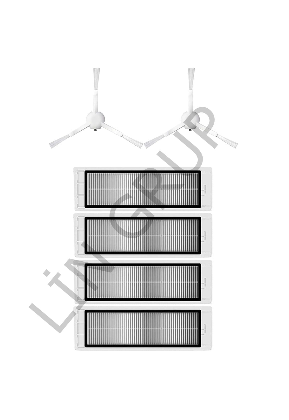 Xiaomi Trouver LDS Robot Süpürge Uyumlu 6'lı Yedek Parça Seti