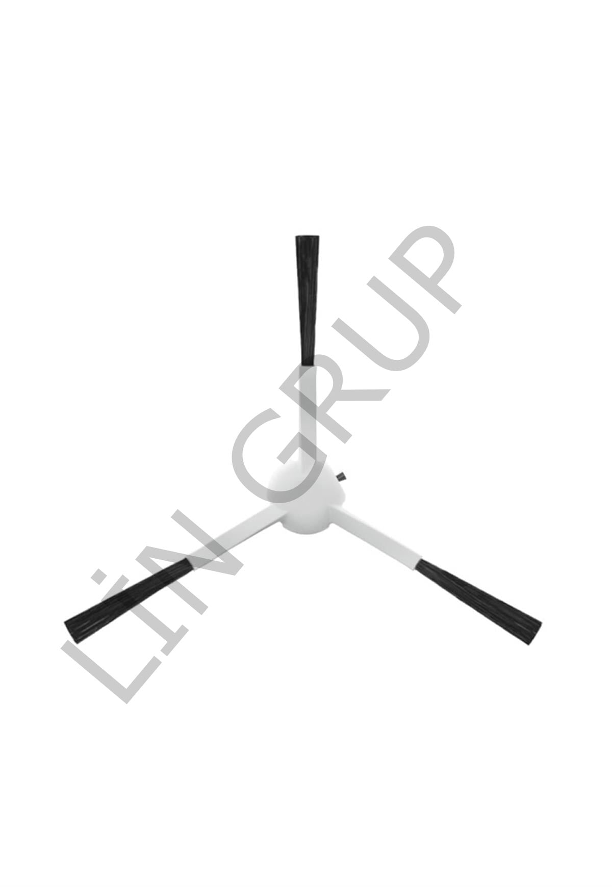 Xiaomi Trouver LDS Robot Süpürge Uyumlu Yan Fırça - Siyah Fırçalı