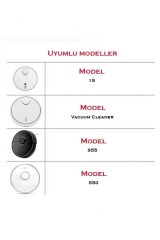 Mi Robot Vakum S50 S51 S5 S6 Hepa Filtre + Yan Fırça + Emici Ana Fırça