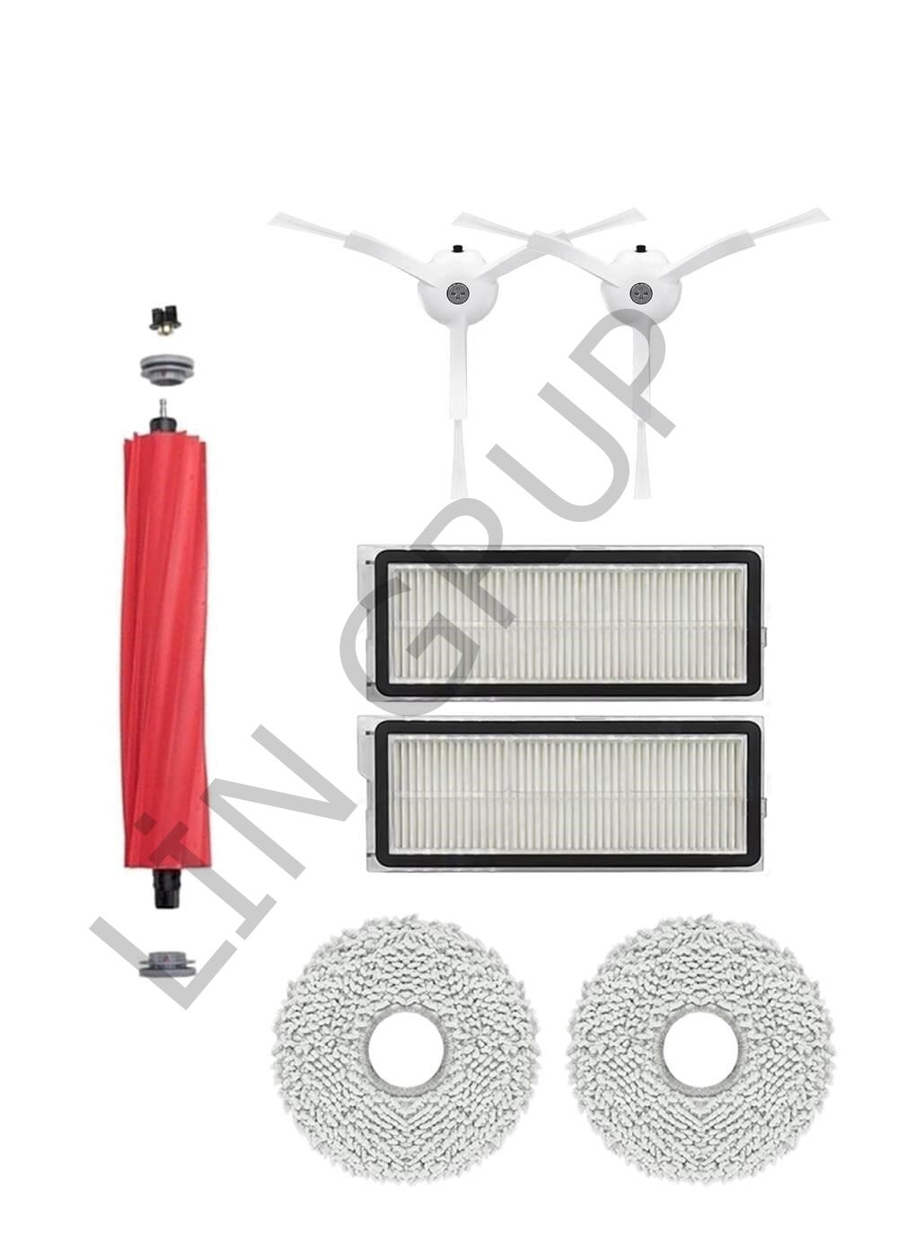 Roborock Q Revo Plus Robot Süpürge Uyumlu 7'li Yedek Parça Seti